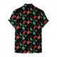thumbnail image 4 of Camisas Para Hombre Manga Larga Regular Fit Hombres manga corta primavera verano casual impreso camisas top blusa camisas (Black, S), 4 of 7