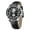 Black, variant on MEGIR Men Watches Fashion Quartz Sports Large Dial Wristwatches Waterproof Leather Clock Chronograph