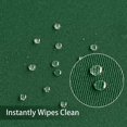 thumbnail image 3 of LAICAIW 210GSM Round Tablecloth, Water Resistant Microfiber, 120 Inch Diameter, Decorative, Blackish Green, Solid, Polyester, Table Cover, 3 of 7