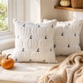thumbnail image 5 of 2 Pack 16X16 Inch Pumpkin Throw Pillow Covers Halloween Pumpkin Decor Farmhouse Fall Decor for Couch Bedroom Living Room Thanksgiving Home Decorations, 5 of 7