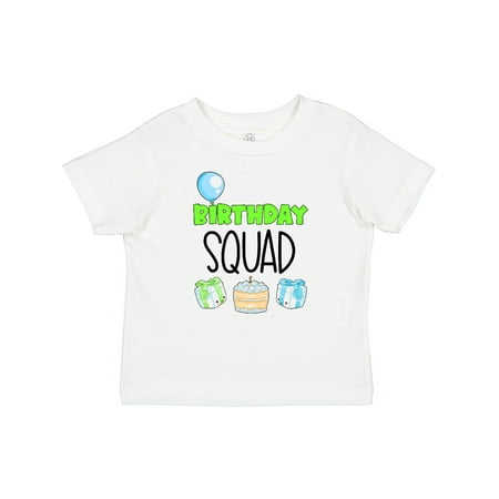 

Inktastic Birthday Squad Balloon Cake and Presents Gift Baby Boy or Baby Girl T-Shirt
