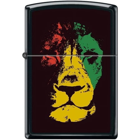 Zippo Lighter-Lion Head 2 Black Matte Windproof Lighter #Z5499