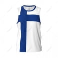 thumbnail image 3 of Finland Flag Men Basketball Sports Jersey Running Fitness Multifunction Sleeveless tshirt Exclusive Custom Name Nunber, 3 of 9