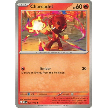 Pokemon Scarlet & Violet Base Set Common Charcadet #39