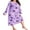 Butterfly Purple, variant on Nightgown for Women Plus Size Butterfly Long Maxi Loungewear Scoop Neck Sleepwear Full Length Pajama Dresses Shermie