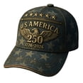 thumbnail image 6 of BSJJY 250th Anniversary Hat A Gift Suitable For Men Fashion Hat Adjustable Baseball Cap Embroidered Patch Casual Dad Hat Summer Outdoor Travel Beach Sports Activities Accessory for Him (C), 6 of 6