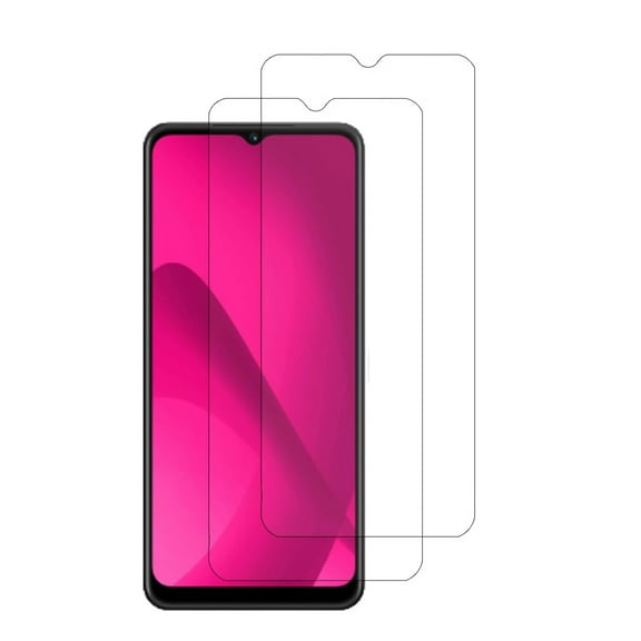 PAPAUTOP [2 Pcs] HD Clear Anti-Scratch Easy Installation Tempered Glass Screen Protector for T-mobile Revvl 7