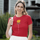 thumbnail image 4 of Playera de Mujer 1 Pza con Estampado Rosa con Frase en inglés "Proud Mom" | 10 de Mayo Día de las Madres | Prenda entallada y Tela delgada fabricada con 100% Algodón, 4 of 5