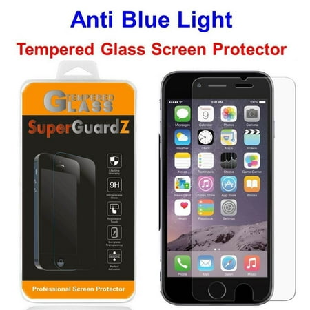 [3-PACK] For iPhone 6S 4.7" / iPhone 6 4.7" - SuperGuardZ [Anti Blue Light, Eye Protect] Tempered Glass Screen Protector, 9H, Anti-Scratch, Anti-Bubble, Anti-Fingerprint