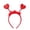 F, variant on Valentine Heart Sequin Headband for Women - Glitter Heart Shape Party Hair Hoop with Plush Trim, Spring Mounted Decoration Costume Headwear, Festival Holiday Accessory A