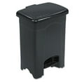 thumbnail image 3 of Step-On Receptacle, Rectangular, Plastic, 4 Gal, Black | Bundle of 5 Each, 3 of 4