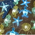 thumbnail image 2 of Nautical Theme Ocean Décor Beach Decorative String Lights Outdoor Seahorse Sea Turtle Starfish Shell Cute Marine Life Novelty Night Lights 30LED 10ft Battery Operated, 2 of 7