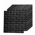 thumbnail image 1 of Papelera de Inicio, 10 pcs Pegatina de Pared Auto Adhesiva Negra para El Baña, 1 of 8