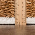 thumbnail image 3 of Hauteloom Kazuma Living Room, Bedroom Machine Washable Area Rug - Square Piles, Checkered - White, Cream - 9'2" x 12', 3 of 13