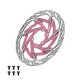 thumbnail image 1 of Disco de freno de bicicleta con pernos, 160 mm, ultraligero, hueco, piezas premium, bicicleta Rosa, 1 of 9