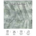 thumbnail image 5 of Vintage Green Wrap Around Bed Skirts for California King Bed 16" Drop,Bed Skirt with Adjustable Elastic Belt Dust Ruffle Bed Valance for Bedroom Hotel Modern Abstract Art Oil Painting Bed Frame Cover, 5 of 7