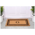 thumbnail image 5 of Brown Border Monogram Doormat (Letter G), 5 of 7