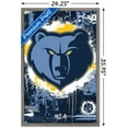 thumbnail image 3 of NBA Memphis Grizzlies - Maximalist Logo 23 Wall Poster, 22.375" x 34" Framed, 3 of 5