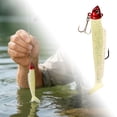 thumbnail image 2 of BotaniNest 21g Headed Softbait Night Light T Tail Soft Long Range Casting Package Imitation 10 Cm For Trolling For Grouper And Mackerel, 2 of 7