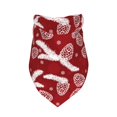 thumbnail image 3 of Bingfone Christmas Holiday Pinecone -Washable Dog Scarf Triangle Adjustable Puppy Bandana Bib Handkerchief for Medium Large Dog Cat, 3 of 8