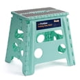 thumbnail image 1 of Taburete plegable Flottian 13 para adultos/niños, 300 libras, color verde azulado, 1 of 8