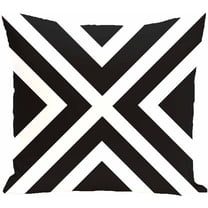 Simply Daisy 16" x 16" X Marks the Spot Stripes Print Pillow