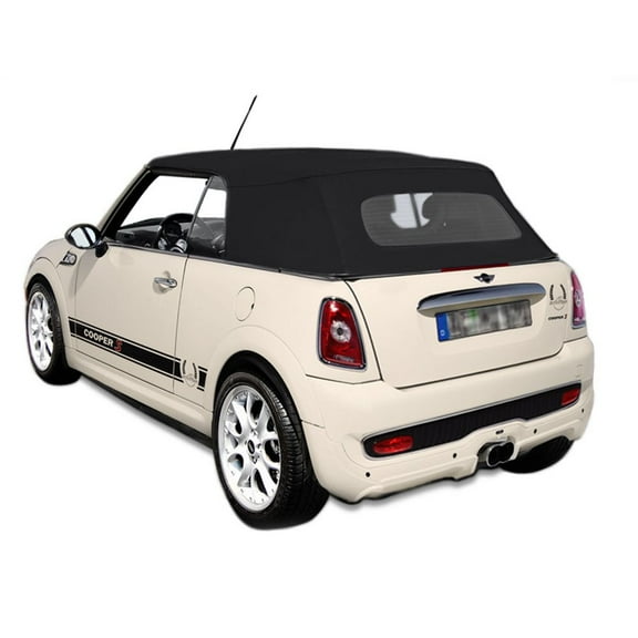 Sierra Auto Tops Convertible Top Replacement for Mini Cooper 2004-2008, Stayfast Canvas, Black