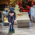 thumbnail image 4 of ColoMX Decoraciones de cascanueces de policía de soldado navideño de madera, figura de Cascanueces navideña, decoración de estante navideño, centros de mesa de Navidad, decoración de 36cm, 4 of 7
