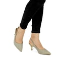 thumbnail image 3 of Zapatilla Destalonada Acabado Brillante dorado 23, 3 of 3