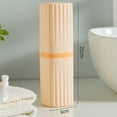 thumbnail image 6 of Soumake Portable Toothbrush Cup Large Capacity Detachable Modern Minimalist Travel Toothpaste Toothbrush Tumbler Holder Container Traveling Supplies, 6 of 8