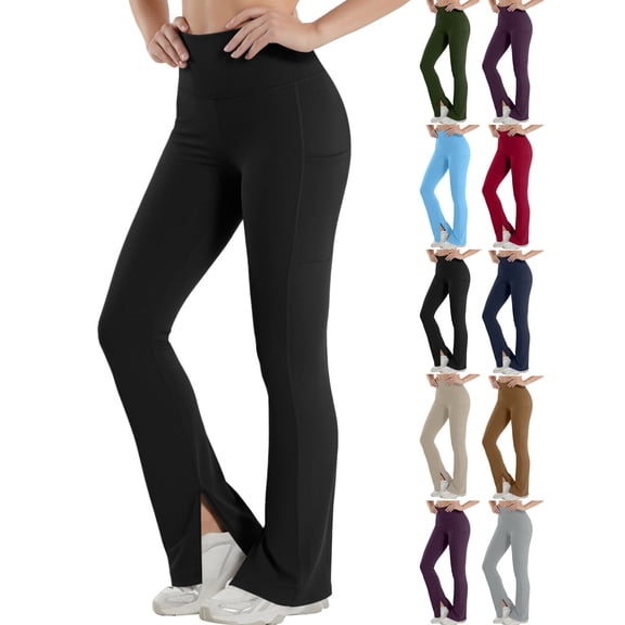 Leggings with Pockets for Women Workout Out Pocket Leggings With Fleece Fitness Sports Running Yoga Thermal Running Workout