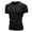 #316-Black, variant on Men's Compression Short Sleeve Crewneck T-Shirt Solid Quick Dry Running Training Athletic Top Orange XL Gifts for Father