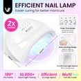 thumbnail image 4 of Kit de esmaltes de uñas en gel VANREESA con luz UV, 53 unidades, 36 colores, 4 of 7