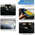 thumbnail image 2 of GZHJMY Mexican Talavera Car Windshield Sun Shade Foldable Sun Shield Shade for Blocks UV Rays Protector-Keeps Your Vehicle Cool for Most Sedans SUV Truck,55"x27.6", 2 of 7