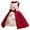 Red, variant on Fesfesfes Toddler Girls Net Yarn Temperament Bowknot Star Sequins Birthday Party Gown Long Dresses Spring Saving Sale