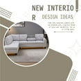 thumbnail image 4 of L Shaped Sectional Couch, Modern Nailhead Lounge Sofa, Modular Sectional Sofa with Reversible Cup Holder,4-Seat Linen Sectional Sofa Sets, Modern Living Room Furniture Sets,Grey White, 4 of 7