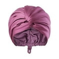 thumbnail image 1 of 1PC Adjustable Silk Satin Hair Bonnet Double Layer for Sleeping Satin Imitation Silk Defend Hair Comfortable, 1 of 5