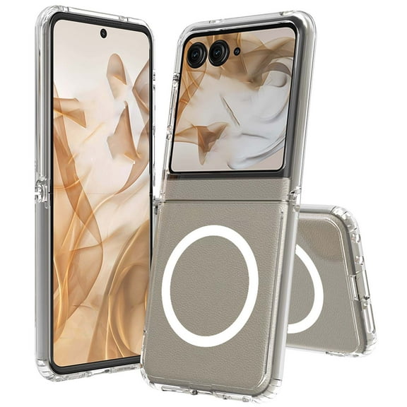 For Motorola Razr 2025 Phone Case, Matte Magnetic,Support for Magsafe,Lightweight & Slim,Translucent Frosted Shockproof Protective Rugged Scratch-Resistant Phone Case Cover,Clear