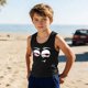 thumbnail image 2 of Niño Pequeño Camisola Moda Lindo Gradiente Impresión Suave sin Mangas para Niños, 2 of 8