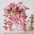 thumbnail image 1 of Flores artificiales, flores falsas, flores artificiales, juego de regalo para mujer, colgante de pared, rama de manzano silvestre, rosa, flor artificial, mesa de comedor, hogar, colgante de pared de r, 1 of 8