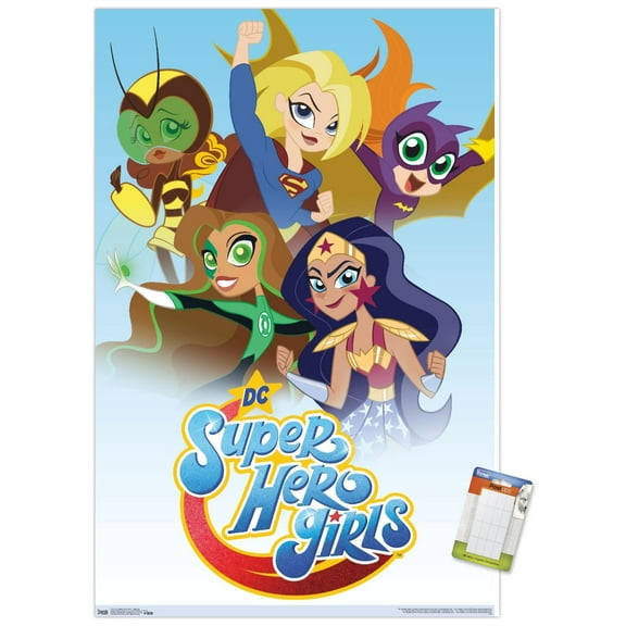 DC Comics TV - DC Super Hero Girls - Together Wall Poster, 22.375" x 34"