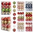 thumbnail image 4 of Juego de 24 bolas navideñas WANG Galvanizadas de plástico 6 cm, 4 of 5