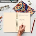 thumbnail image 4 of FORMRS 1-Subject Spiral Notebook 8" x 5" College Ruled 60 Refillable Sheet A5 Hard Cover, 2 Pack, Colorful Abstract Eagle, 4 of 7