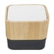 thumbnail image 1 of Squared Wooden Bluetooth-Compatible Speaker Portable 3D Stereo Music Loudspeaker for Party Beach Camping, 1 of 5