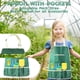 thumbnail image 4 of Mini kit de jardinería multifuncional para niños con dedos verdes Juego de herramientas de jardinería de 9 piezas, 4 of 7