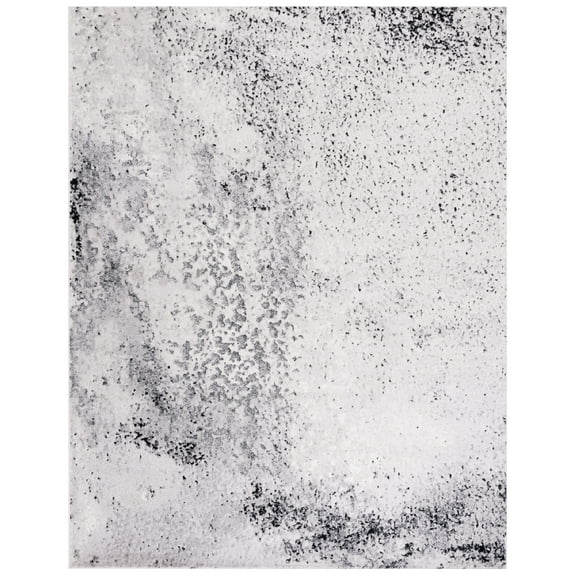 SAFAVIEH Skyler Vernon Distressed Area Rug, Silver/Black, 8' x 10'