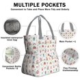 thumbnail image 3 of Fairy Princess Castle Pattern Drawstring Lunch Bag Women - Drawstring Lunch Bag Insulated for Work Office - Stain-Resistant Large Lunchbags for Women with Multi-Pockets, 3 of 6