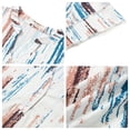 thumbnail image 6 of UVN Summer Blouse for Women Ruffle Short Sleeve Shirts V Neck Button Down Elegant Ladies Tops, 6 of 9