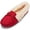 Red, variant on Alpine Swiss Leah Women’s Moccasin Slippers | Faux Fur Lined Slip-On House Shoes | Cozy Warm Comfortable Indoor Outdoor | Stylish Durable
