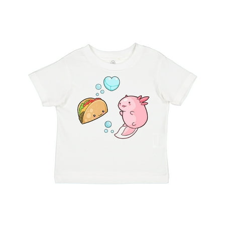 

Inktastic An Axolotl Meets a Taco Gift Toddler Boy or Toddler Girl T-Shirt